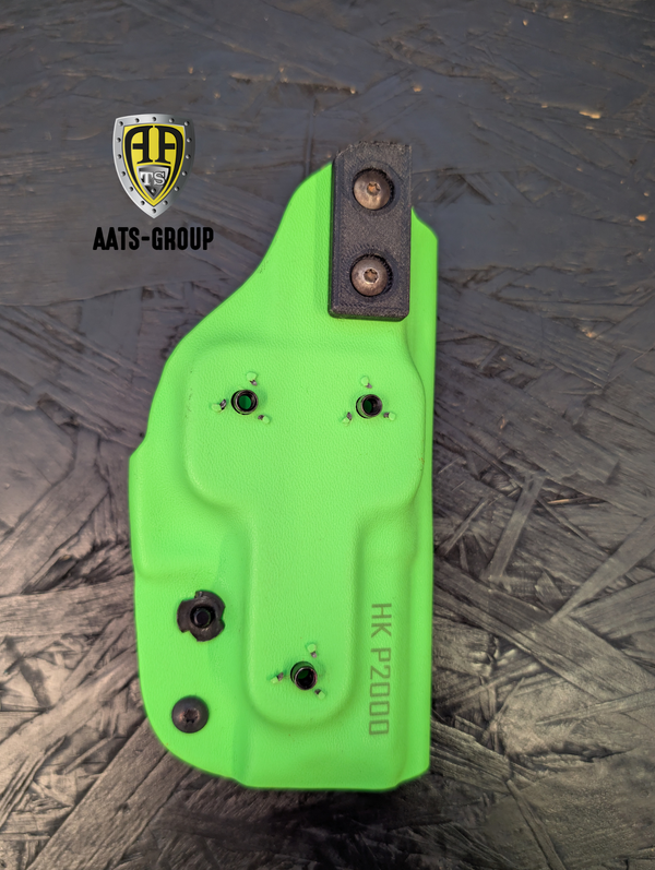 Holster Hartkern5 für Heckler & Koch P2000 - Linkshand - Zombie Green, Bild 2